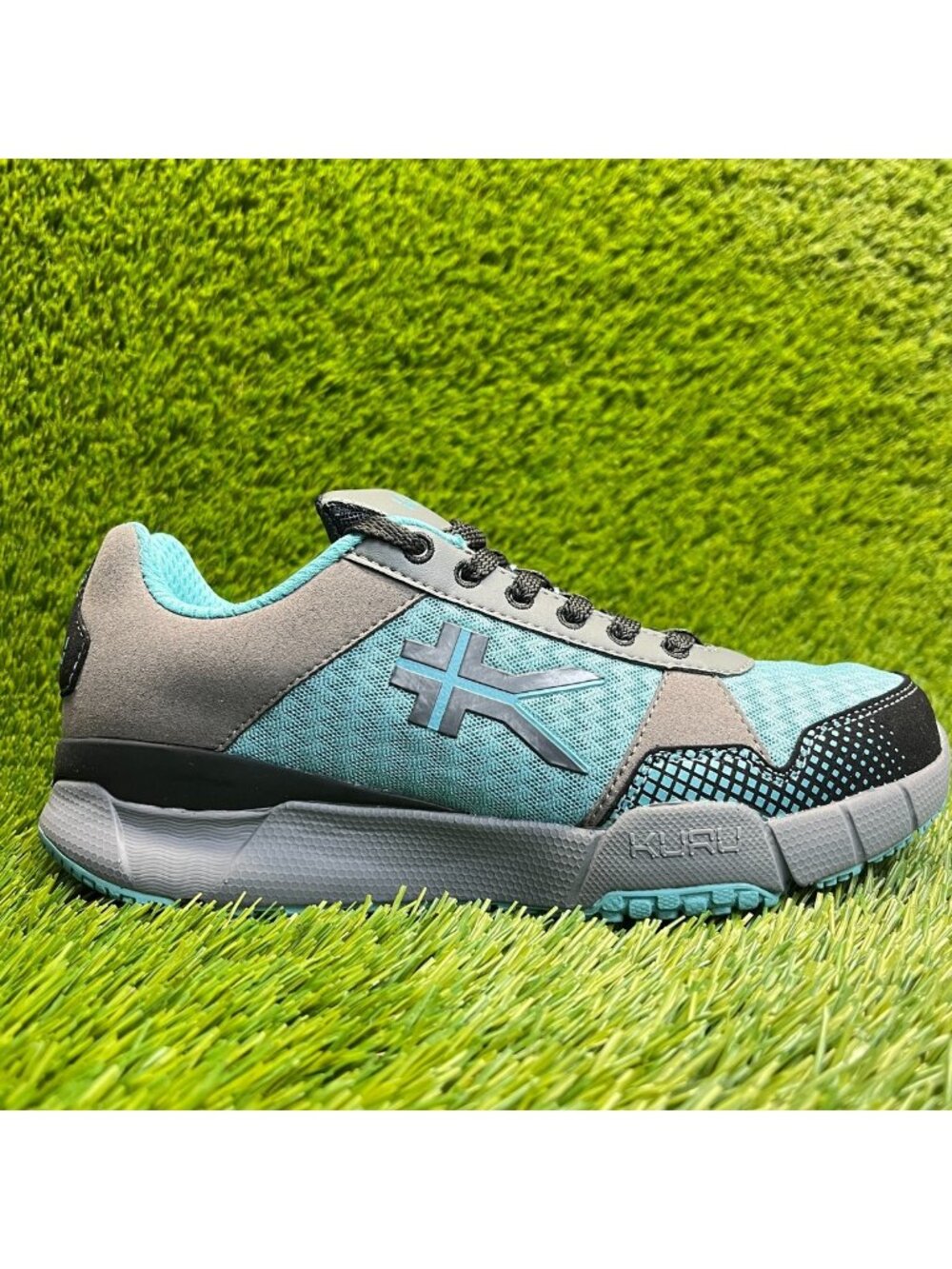 Kuru Quantum Womens Size 5.5 Blue Gray Black Athletic Running Shoes Sneakers